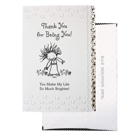 Blue Mountain Arts Greeting Card “Thank You for Being You!” Is the Perfect Birthday, Christmas, or “Appreciation” Card for Her, by Marci and the Children of the Inner Light (MS829.1)