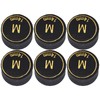 6pcs Pool Cue Tips Professional Multi Layers Billiard Pool Cue