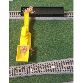 Handmade Pair Of N Scale Rock Crushers Heavy Mining/woodchipper Equipment Model Train
