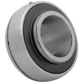 UC206-20K - Insert Bearing Compatible with Go Karts Axle Bearing - 1-1/4 (1.25") in Shaft Bore - 2.44 in Outer Diameter - Set Screw Lock Spherical