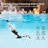 Cordless Pool Vacuum Cleaner for Above Ground Pool & In