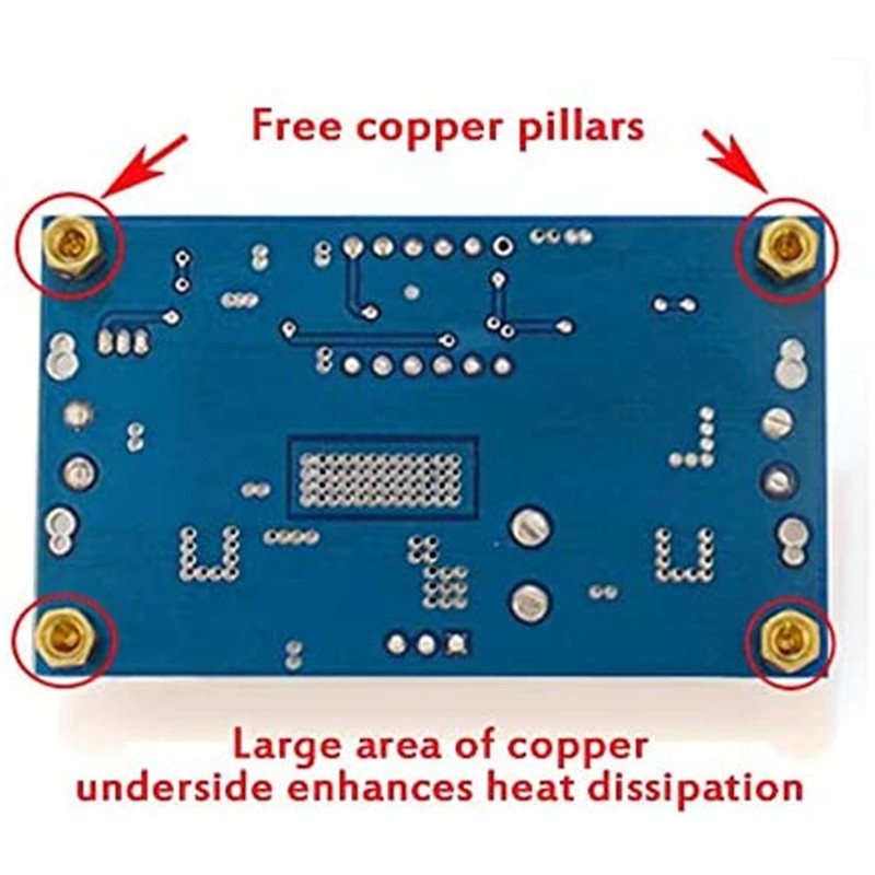 AptoFun 2pcs 75W 5A DC-DC Adjustable Step Down Buck Module