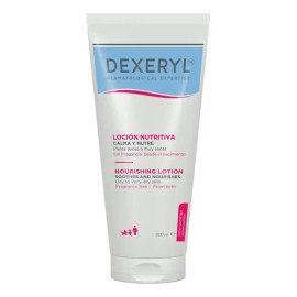 Loción Nutritiva Dexeryl Crema Hidratante Corporal para Piel Seca a Muy Seca Crema em Locion de Textura Ligera para Hidratación Diária Rostro y Cuerpo Nutre por 24h Ideal para Skincare Diario 200ml