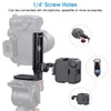 Camera L Bracket with 1/4" Screw Hole Universal DSLR Camera