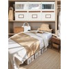 StorageWorks 3-Pack Bed Sheet Organizers and Storage, Foldable Bedsheet Holder