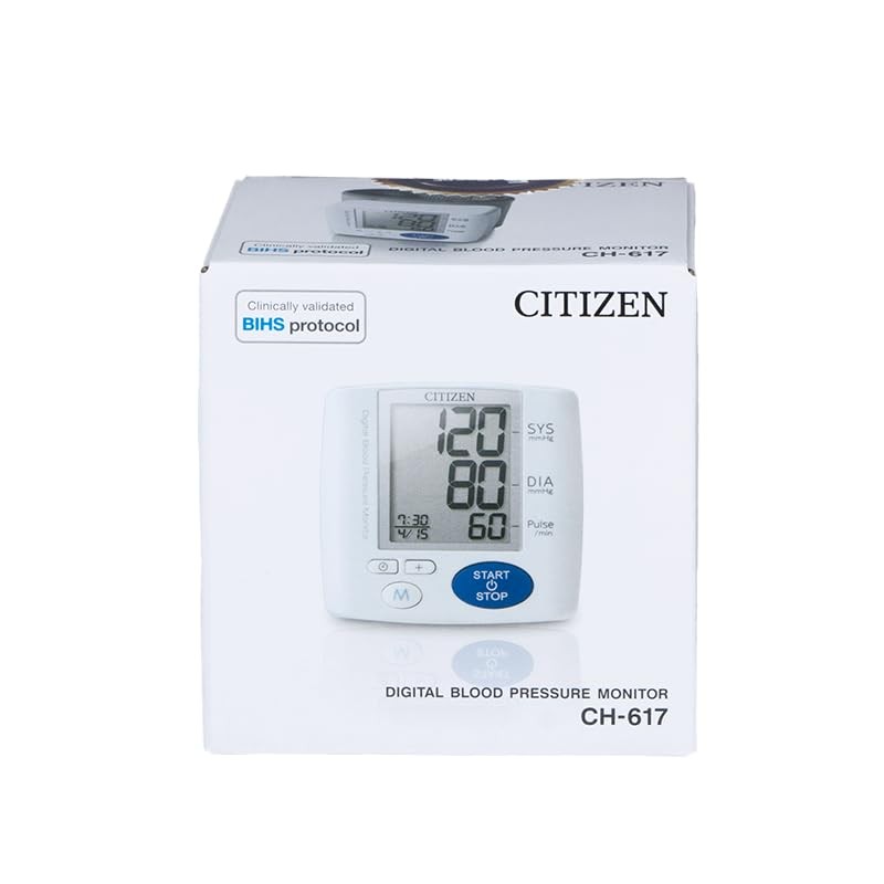 Citizen CH-617 Medidor de Presión Arterial, blanco/azul