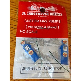 Deluxe Custom Gas Pumps - Chevron pkg(2)