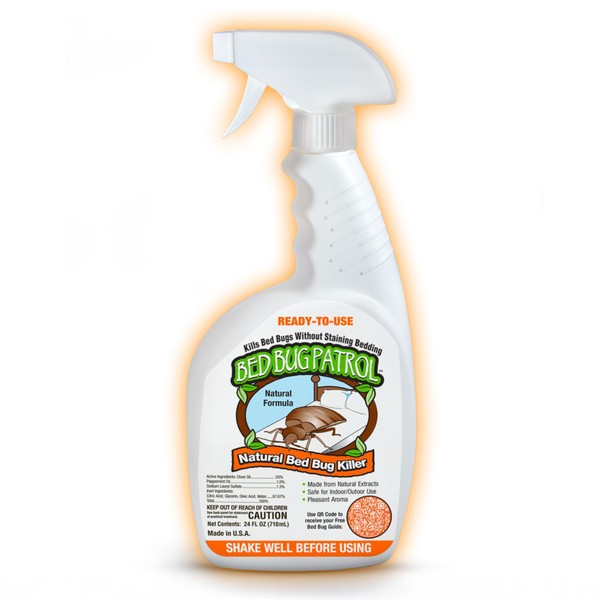 Bed Bug Patrol Natural Bed Bug Killer Spray – 24oz