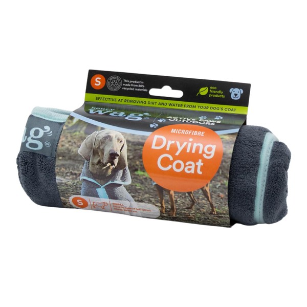 Henry Wag Microfibre Dog Drying Coat 40cm