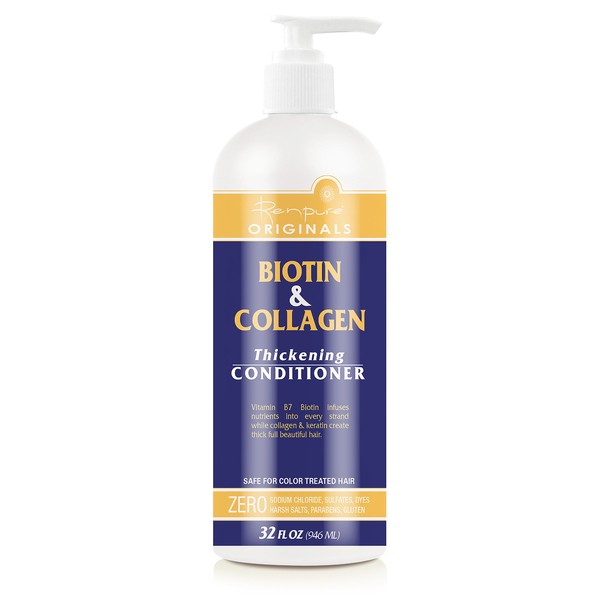 Renpure Biotin and Collagen Conditioner, 32 Ounce