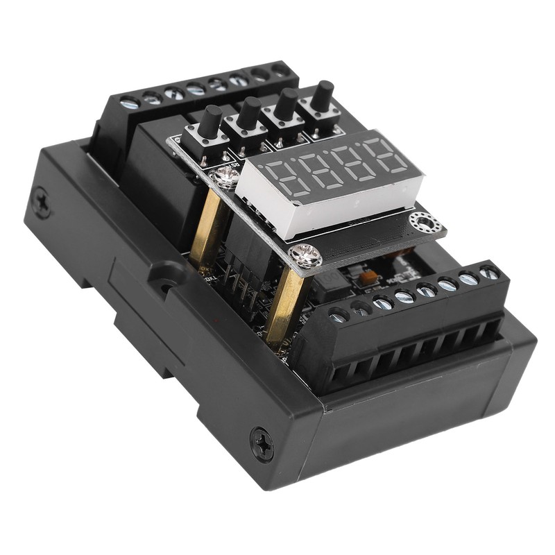 PLC Industrial Control Board Relay Digital Tube Integrated with Shell