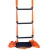 Fire Escape Ladder, 13.1 Feet Emergency Fire Ladder, 2-3 Story