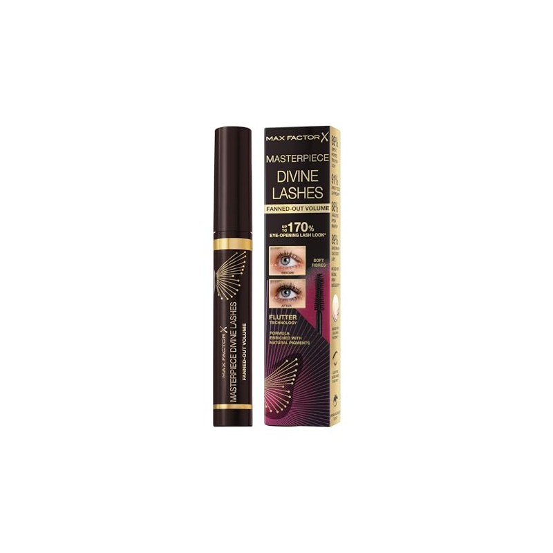 Max Factor Masterpiece Divine Lashes Mascara, Mascara for Fanned and