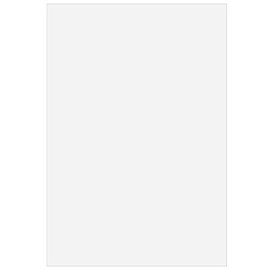 50 x A6 Greeting Card Blank Paper Inserts for Wedding Invites, Card Making. White 100gsm