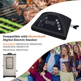 Digital Control Panel Replacement Part for Masterbuilt Electric Smoker, Compatible with Masterbuilt MB20042218, MB20072418, MB20072618, Part Number 9907190002