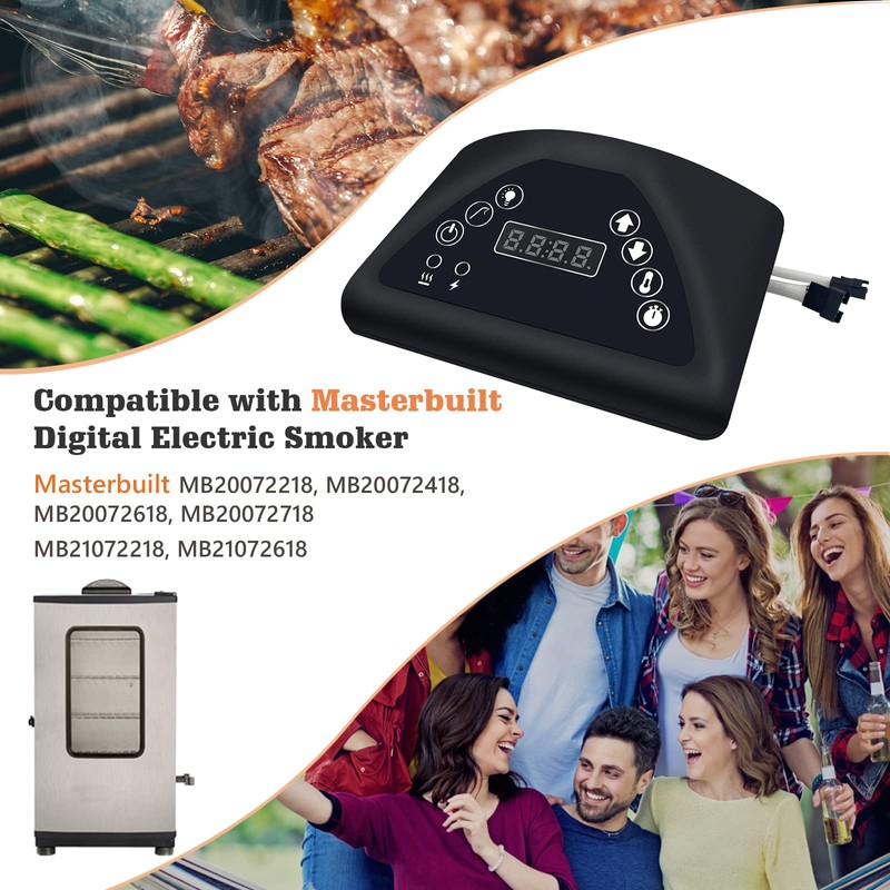 Digital Control Panel Replacement Part for Masterbuilt Electric Smoker, Compatible