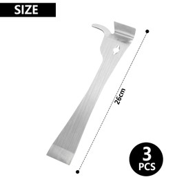 SKTMH 3 Pcs Bee Hive Tool Beekeepers Hive Tool Hive Scraper Tools Beekeepers Hive Scraper Bee Hive Scraper J-Hook Beekeeping Tools Beekeepers Supplies Beekeeping Equipment Beekeeping Supplies