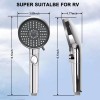 FOCSPROD RV Shower Head with Hose High Pressure 5Mode Shower