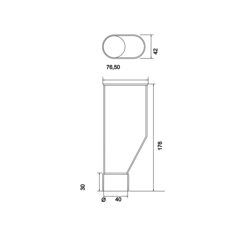 Regiplast EN PVC Washing Machine Drain Funnel