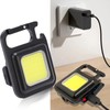 Mini Flashlight 500lm Lighting Portable USB Charging 180° Folding Handle