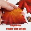 LOKIPA 6 Sheet Autumn Fall Maple Leaves Window Clings Sticker