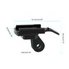 bnsggl Adjustable Headlight Holder Bicycle Headlight Mount QD250 YQ200400; BlackbirdL1;