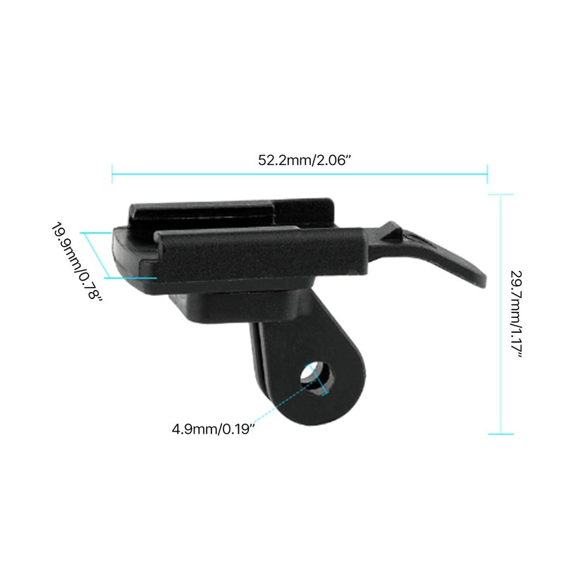 bnsggl Adjustable Headlight Holder Bicycle Headlight Mount QD250 YQ200400; BlackbirdL1;