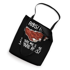 Ribs! Ribs! Spare Me Some Spare Ribs! Grilled Spare Ribs Tote Bag