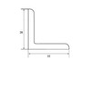 Black PVC Flexible Skirting Board - SEBLACK PVC Flexible Skirting