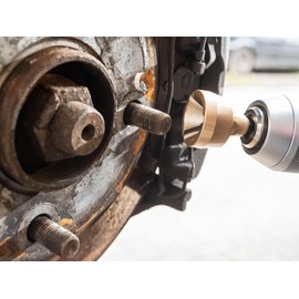 ViGOR External deburring tool V7402, diameter: 3 - 19 mm, deburring screws, threads as well as for adjusting deformed drive shafts, tie rods, etc.