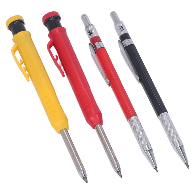 Mechanical Carpenter Pencil Set with 40 Refill Simple Operation Deep