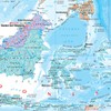 Asia West Pacific Political Wall Map - 39.5" x 34.5"