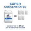 25% Pure Vinegar - 5X Concentrated Industrial Grade, All Purpose,
