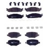 TRW Balatas Cerámicas Delanteras Y Traseras Compatible con FORD EXPLORER