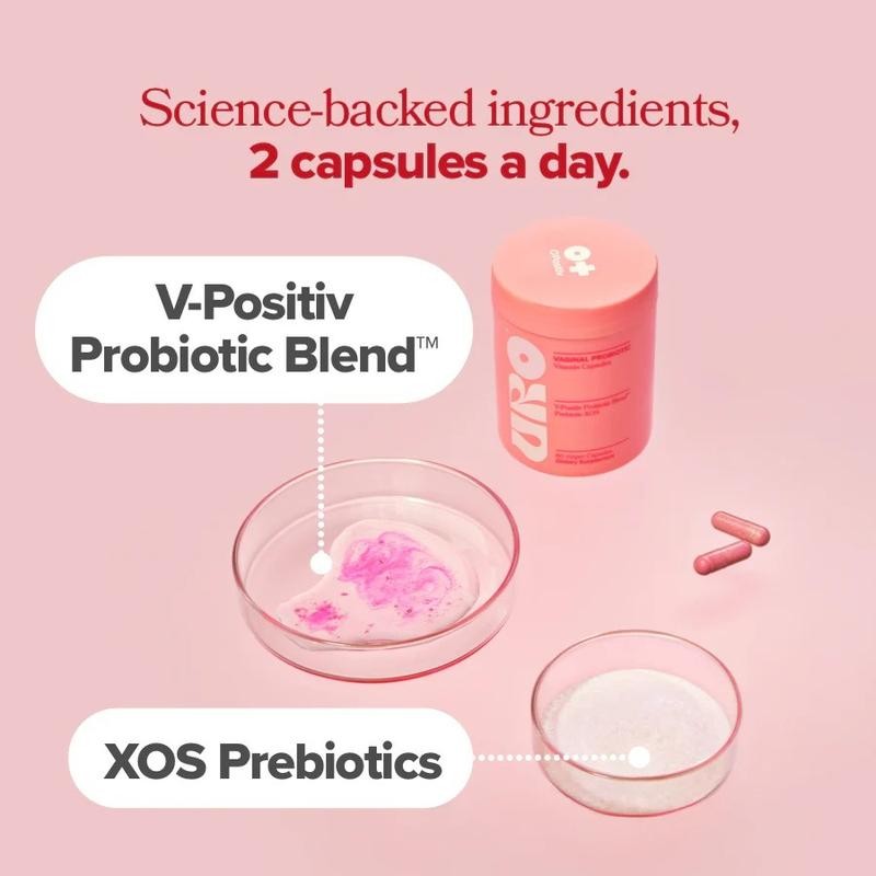 URO Women's Probiotics – 60 Capsules, pH Balance Support with