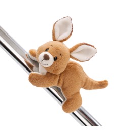 MagNICI Canguro Kelly 12cm Marrone - Peluche con calamita - Animale Magnetico per frigoriferi, lavagne, Oggetti in Metallo e Molto Altro Ancora, Ottima Idea Regalo