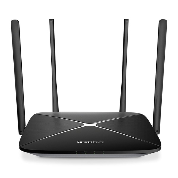 MERCUSYS AC12G Wifi Router, Dual Band 1200Mbps(300 Mbit/s 2,4GHz +