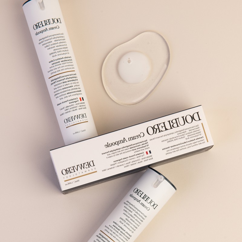Duvero Double Lo Cream Ampoule Soothing Barrier Improvement Quick Drying