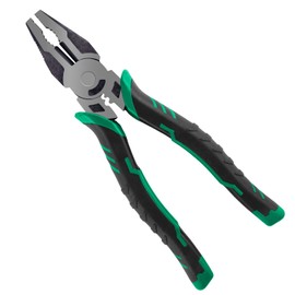 Alwonder Fishing Steel Wire Crimper Cutter Gripper Crimping Tool for Single Barrel Sleeves, Fishing Leaders Terminal Tackle Connectors Multi-Function 8IN Crimping Pliers Cutting Crimp Tool