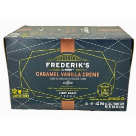 Frederik's By Meijer Caramel Vanilla Creme Coffee Keurig K Cups 12 ct