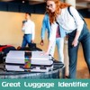 OffiEase Luggage Straps for Suitcases Travel Belt - Baggage Identifiers