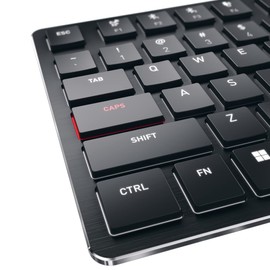 Cherry KW X ULP Ultra Slim Wireless Mechanical Keyboard. Multi Device Function MX Ultra Low Profile Switches, White (Renewed)