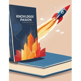 Notebook a squared with a rocket and spece theme