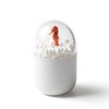 Qualy Storage Container Plastic White Approx. Diameter 7 x 11