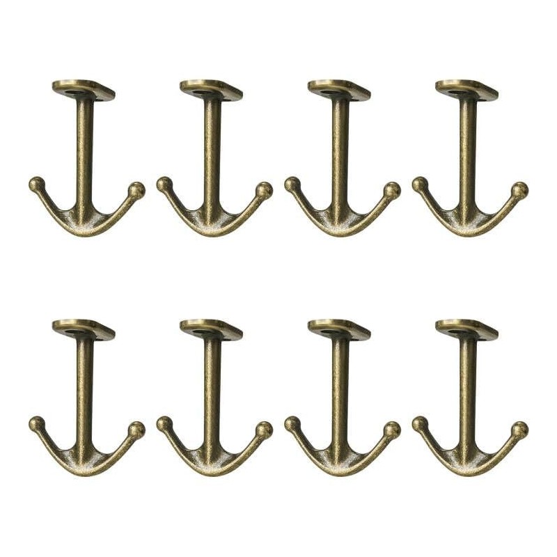 DEEKOUDT Ball Two Prong Ceiling Hook for Closet Top Bathroom