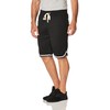 WT02 Pantalones Cortos de piqué para Hombre, Negro, Large