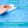 Ga-Geetopia EVA 3D Blue Pearl Water Cube Plastic Shower Curtain