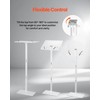 VEVOR Acrylic Podium, 47" Clear Acrylic Podium Stand with Wide