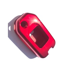 Nordecco Gloss Key Case Fits Honda Cvic Accord For 2016+ Honda Civic Type R Accord CR-V HR-V Jazz XR-V Key Flip 2/3/4 Button Remote (Red)