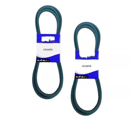 GULUANT 2 Pack Replacement 1916658 754-04091 Drive Belt for MTD Troy-Bilt Super Bronco FRT CRT Bronco CRT and ProLine CRT Roto-Tillers